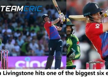 Liam Livingstone hits one of the biggest six ever