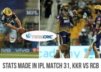Stats made in IPL match 31, KKR vs RCB