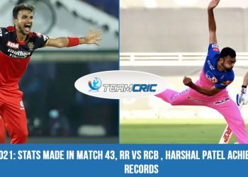 IPL 2021 Stats made in match 43 RR vs RCB Harshal Patel achieved amazing records
