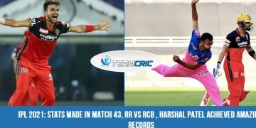 IPL 2021 Stats made in match 43 RR vs RCB Harshal Patel achieved amazing records